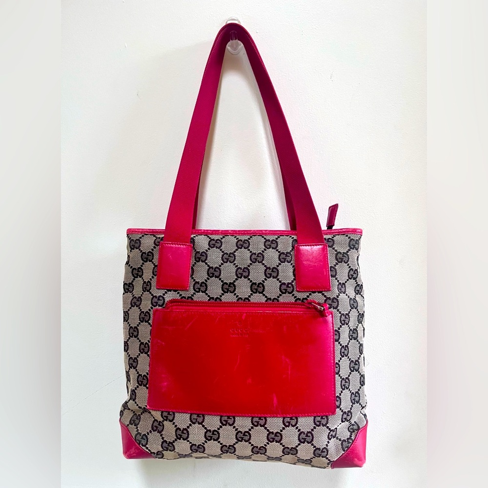 Vintage Gucci GG monogram tote